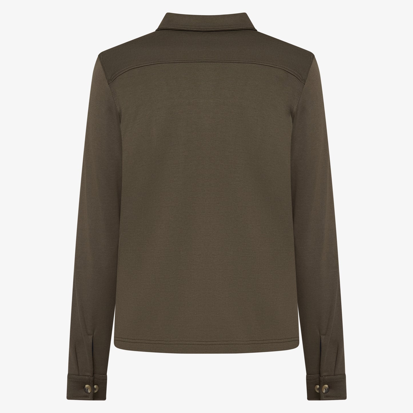 BertleSi Zip Overshirt - Green Wood