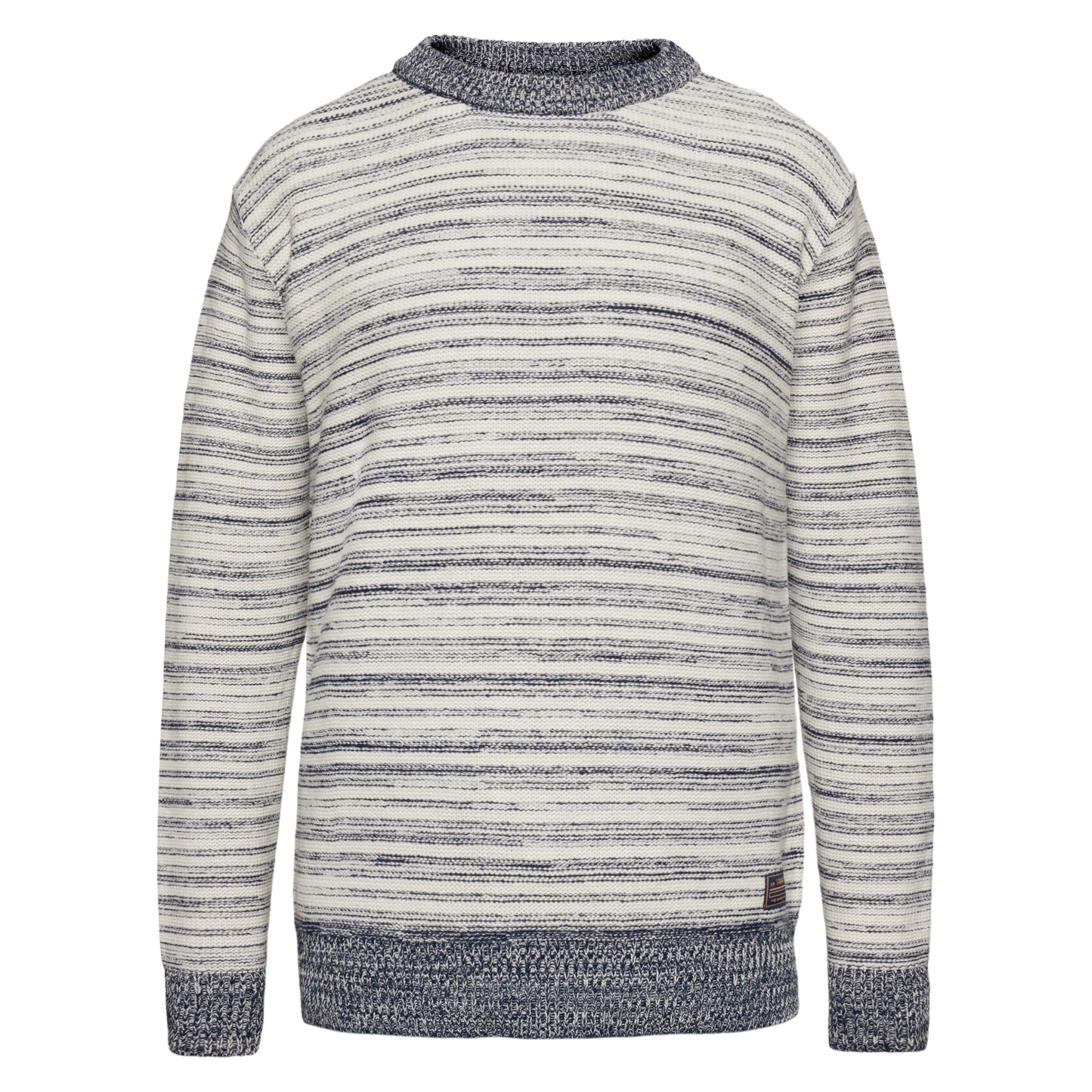 UsherSi Reversed Striped Knit - Deep Marine