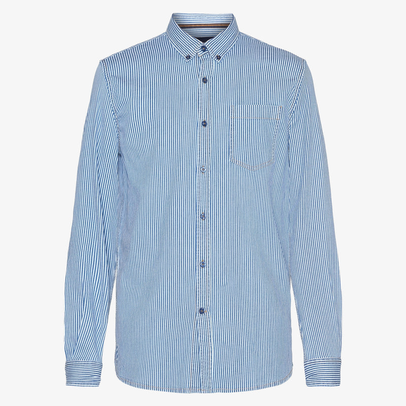 GilbertSI Worker Stripe - Light Blue