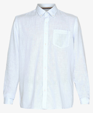 GimoSI Linen Look - Light sky blue