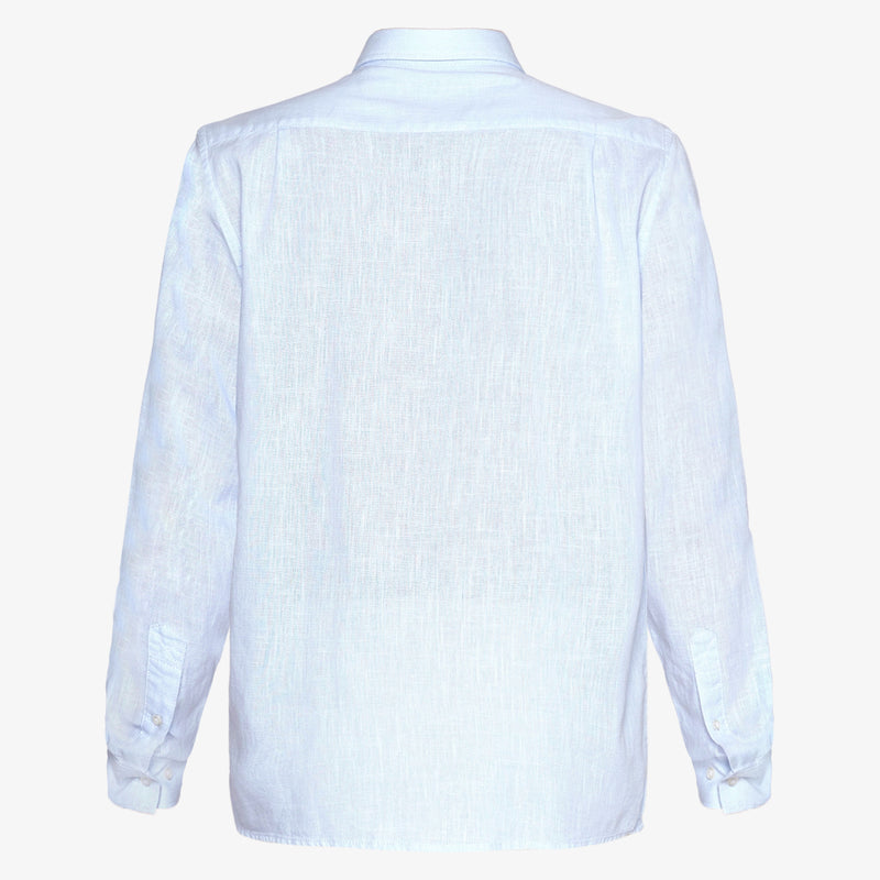 GimoSI Linen Look - Light sky blue