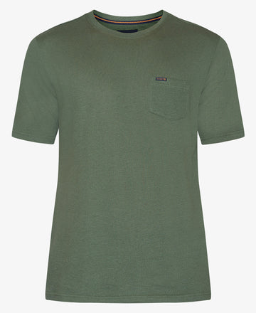 UffeSI Linen Tee - Bottle green