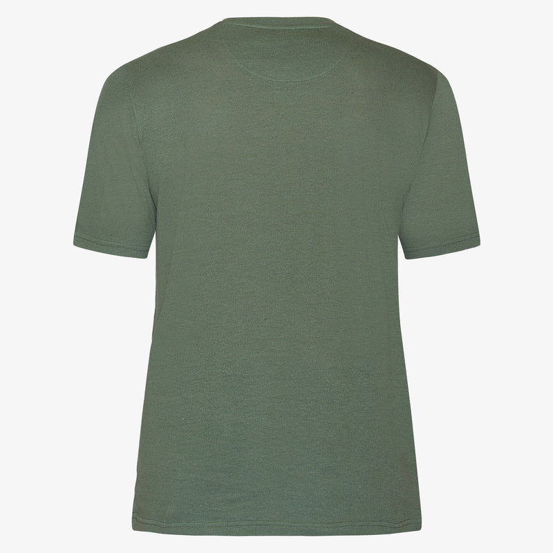 UffeSI Linen Tee - Bottle green