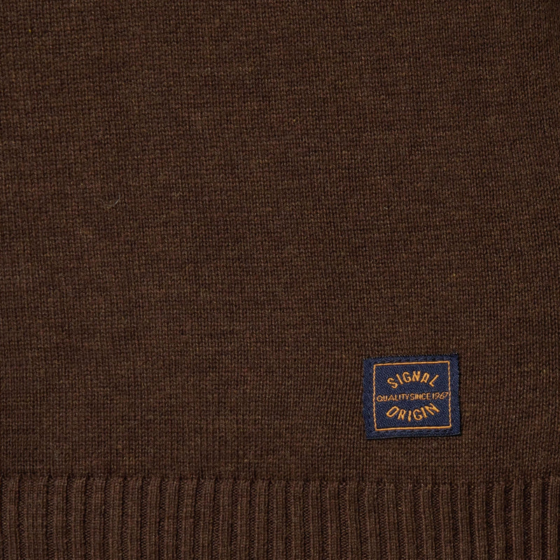 KlausSI Halfzip - Chocolat Brown Melange