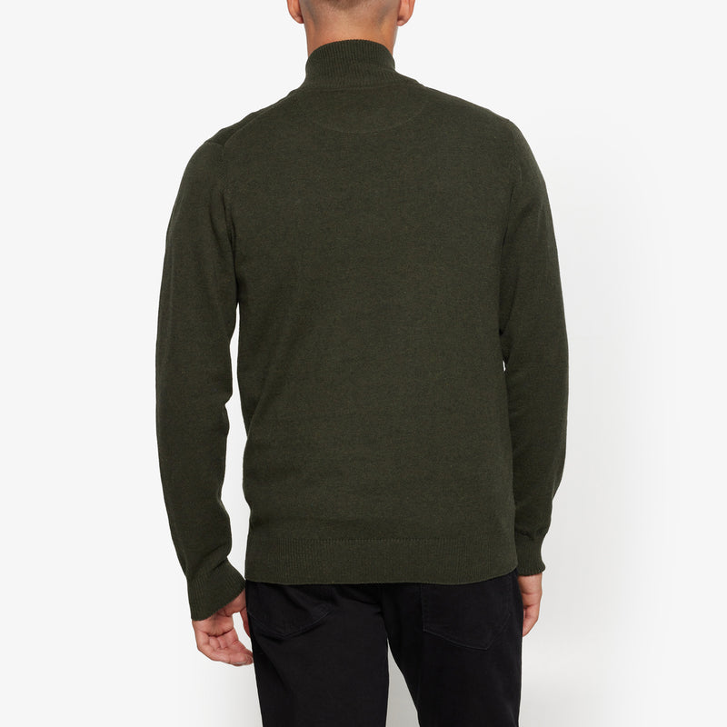 KlausSI Halfzip - Full Green Melange