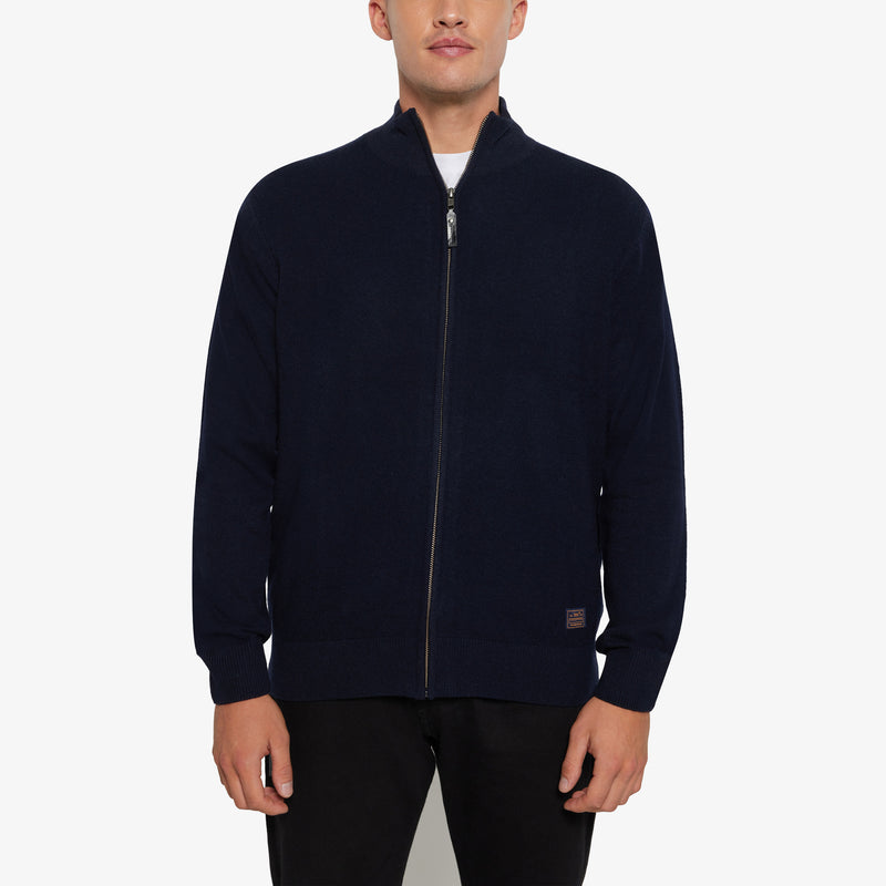 RuiSI Zip Cardigan - Deep Marine