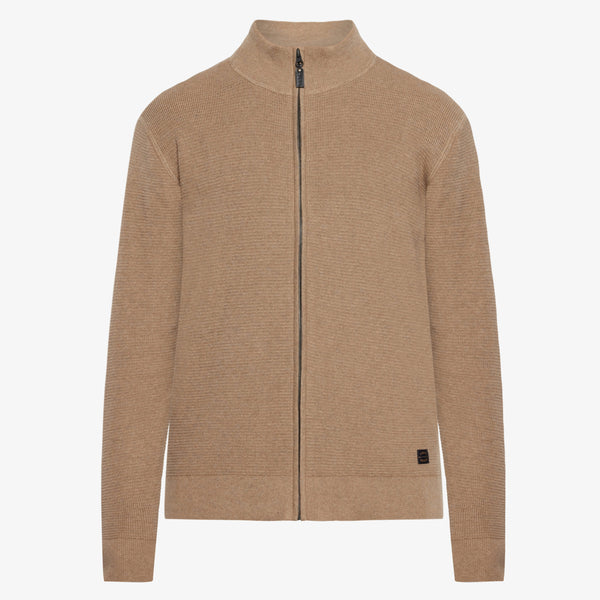 ConnorSI Structure Cardigan+ - Tobacco Melange