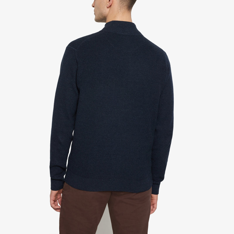 ConnorSI Structure Cardigan+ - Deep Marine Melange