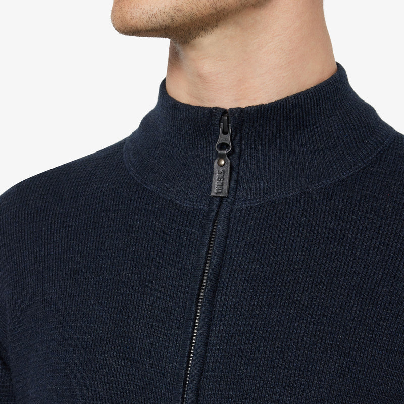 ConnorSI Structure Cardigan+ - Deep Marine Melange