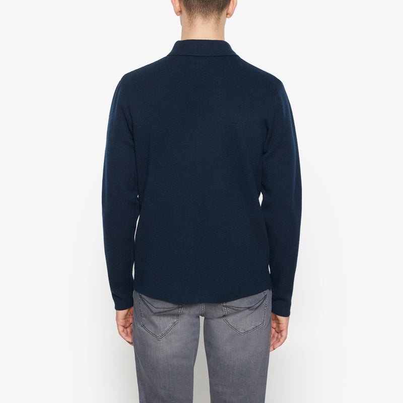 UrianSI Zip Cardigan - Deep Marine