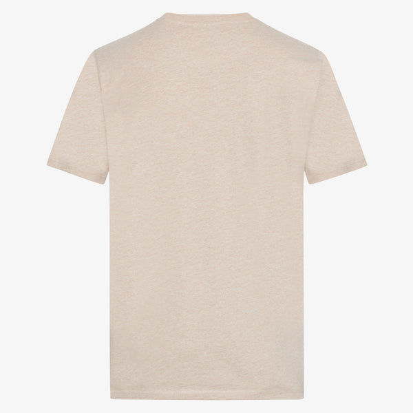 LiamSI Front Print Tee+ - Savanna Sand Melange