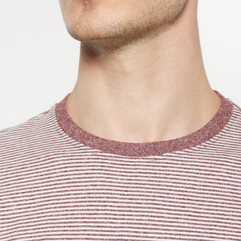 LukeSI Print Stripe Tee - TandooriRed