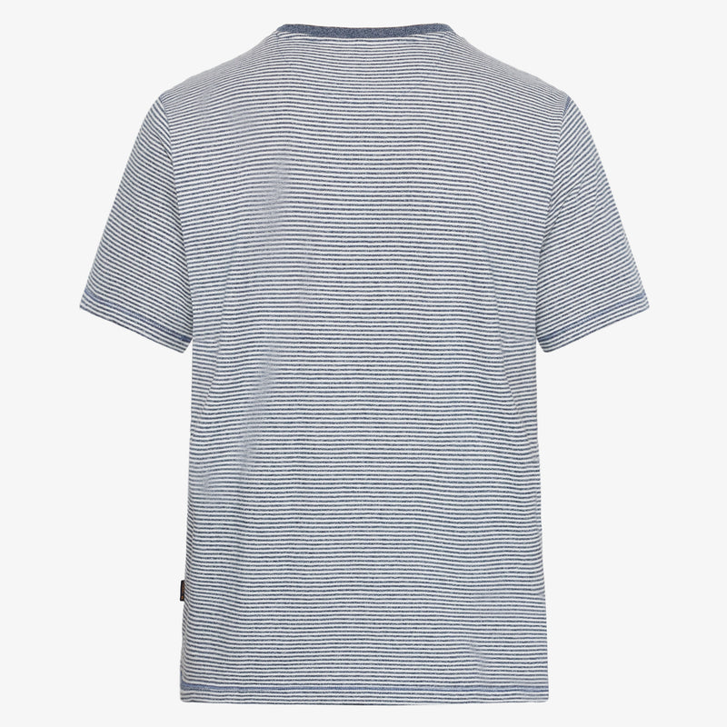 LukeSI Print Stripe Tee - Blue Autumn