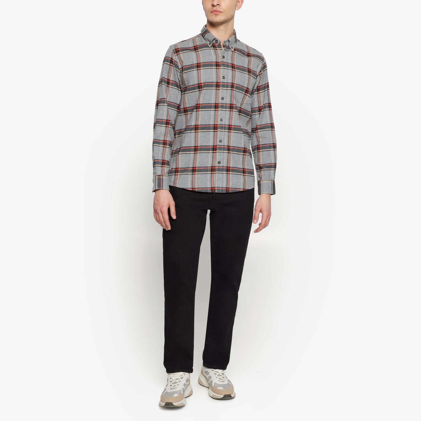 SonnySi Flannel Check - Baked Clay