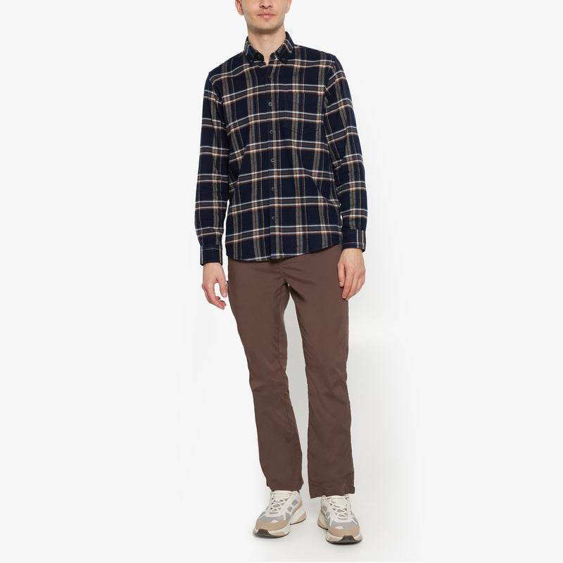 SonnySi Flannel Check - Deep Marine