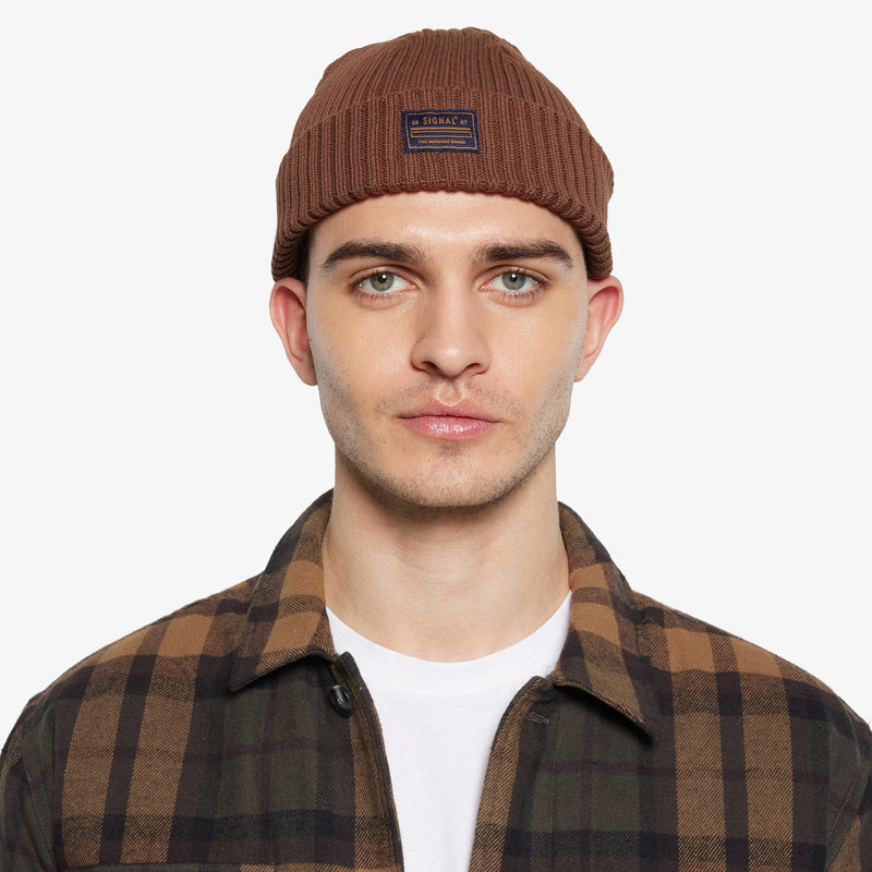 Rib Beanie - Havanna Brown