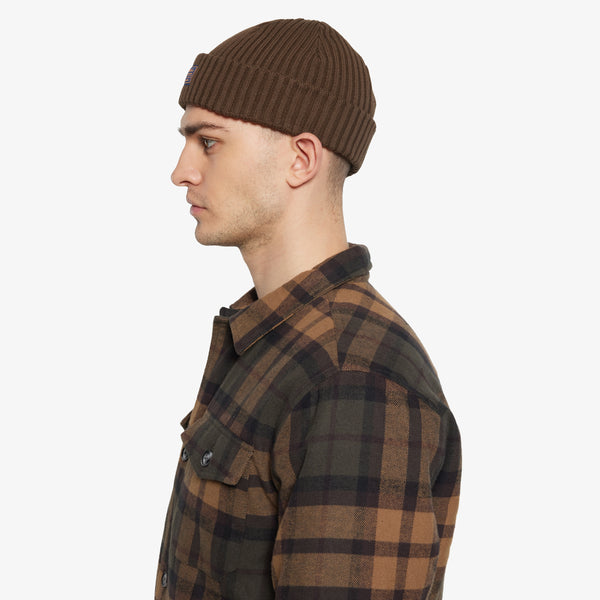 Rib Beanie - Chocolat b