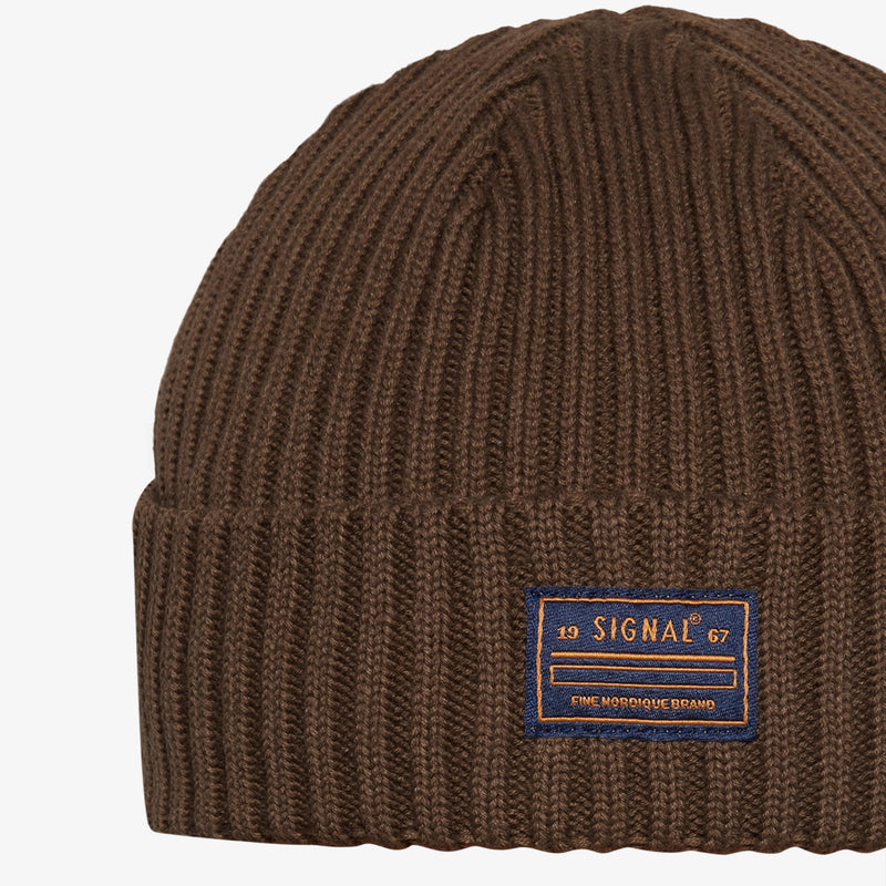 Rib Beanie - Chocolat b