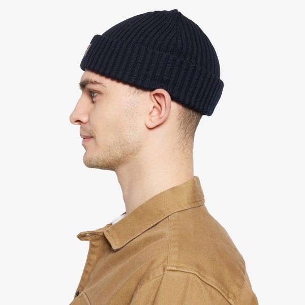 Rib Beanie - Deep Marine