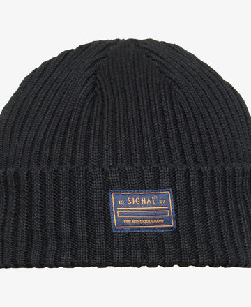 Rib Beanie - Black