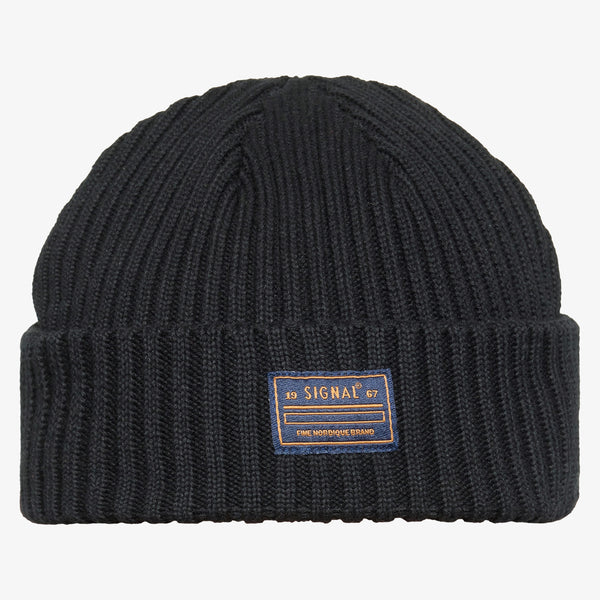 Rib Beanie - Black