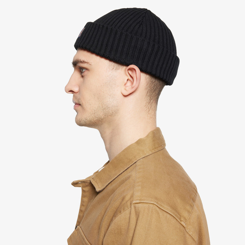 Rib Beanie - Black