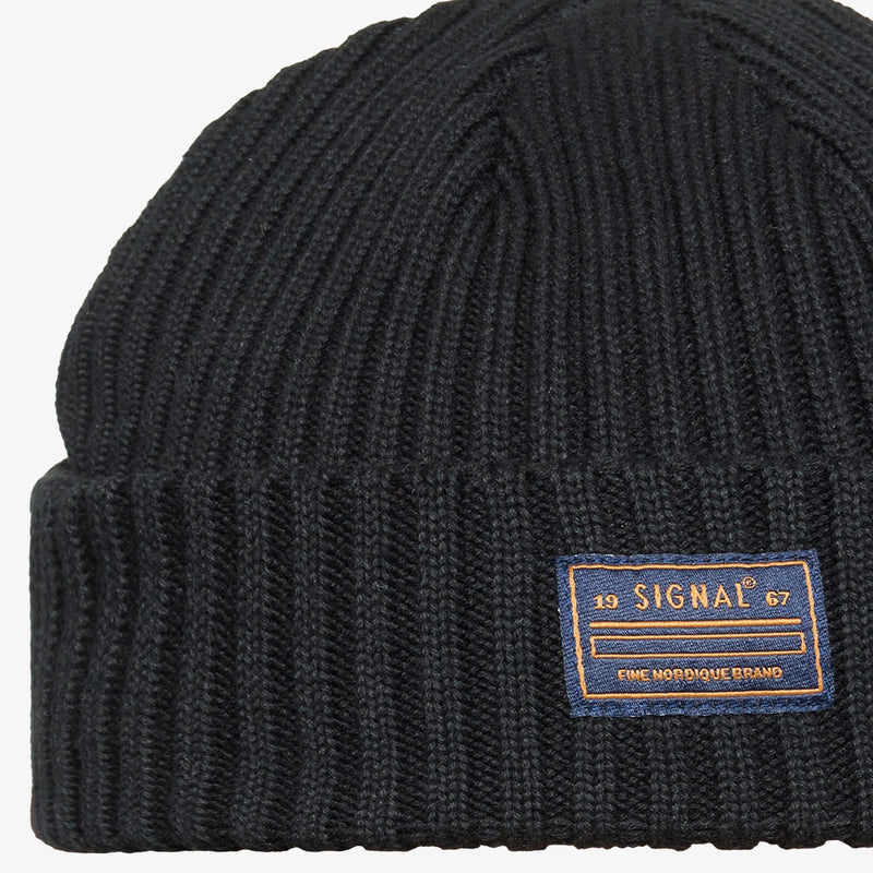 Rib Beanie - Black