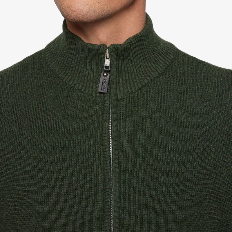 AndersSi Structure Cardigan + - Evergreen