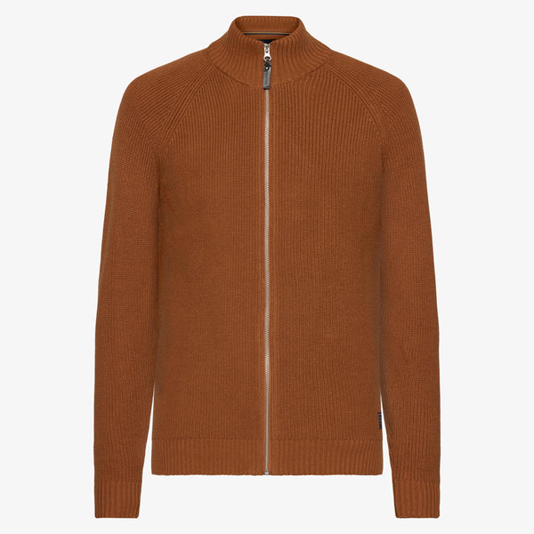 AdamSi Rib Cardigan - Nutty