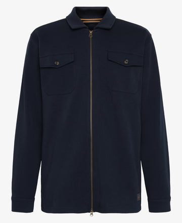 BertleSi Zip Overshirt - Deep Marine