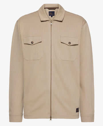 BertleSi Zip Overshirt - Pure cashmere