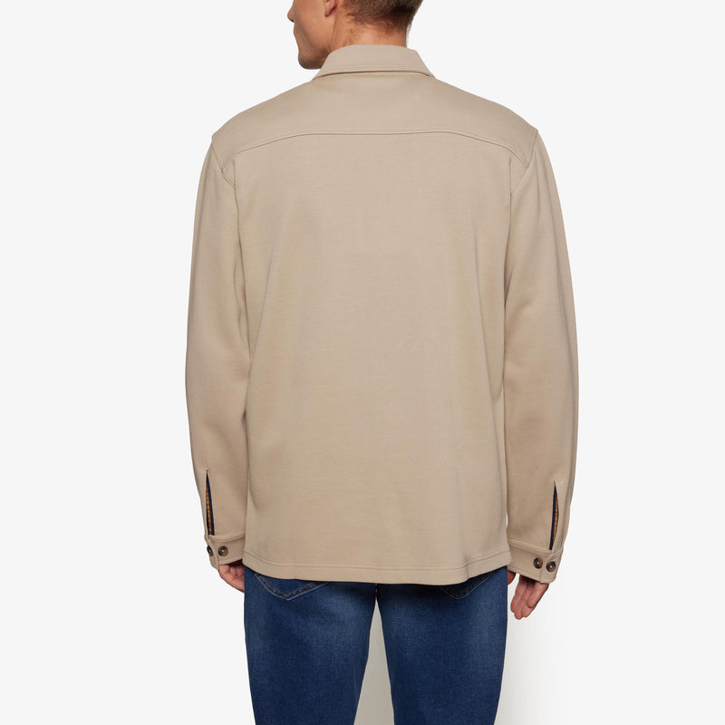 BertleSi Zip Overshirt - Pure cashmere