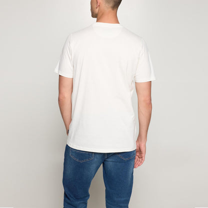 OwenSi Print Tee + - Egret Dust