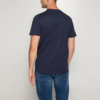 OwenSi Print Tee + - Deep Marine