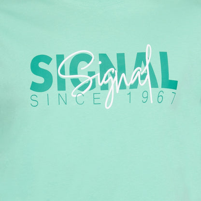 OwenSi Print Tee + - Dusty Jade