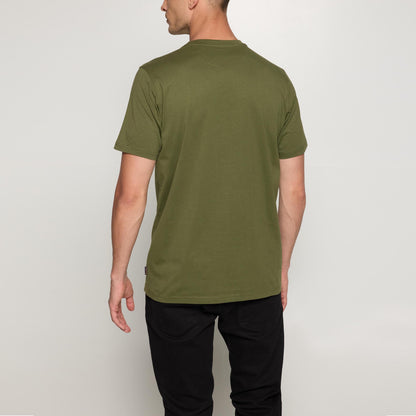 OwenSi Print Tee + - Cypress Green