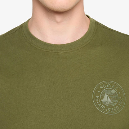 OliverSi Chest Print + - Cypress Green