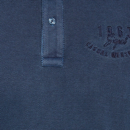 OscarSi Badge Polo - Deep Marine