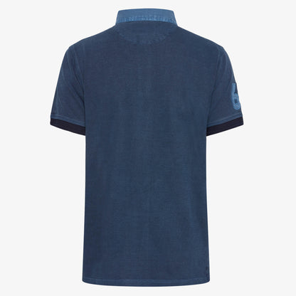 OscarSi Badge Polo - Deep Marine