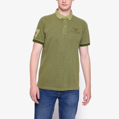OscarSi Badge Polo - Cypress Green