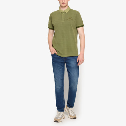 OscarSi Badge Polo - Cypress Green