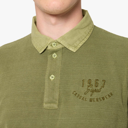 OscarSi Badge Polo - Cypress Green