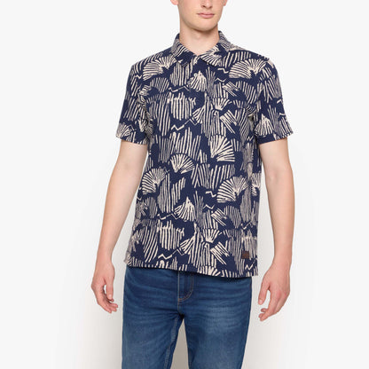 OttoSi Aop Polo - Blue Captain