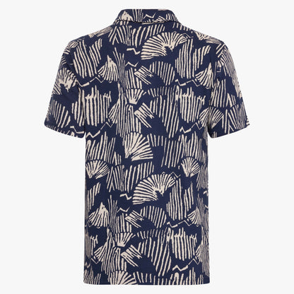 OttoSi Aop Polo - Blue Captain