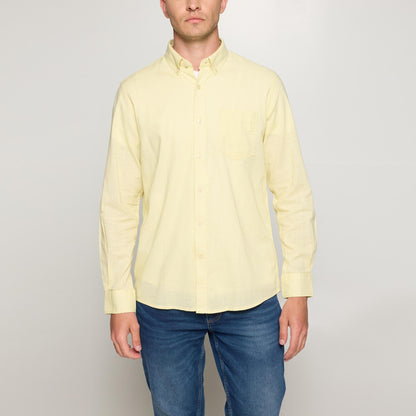 GimoSi Linen Look - Yellow Pop