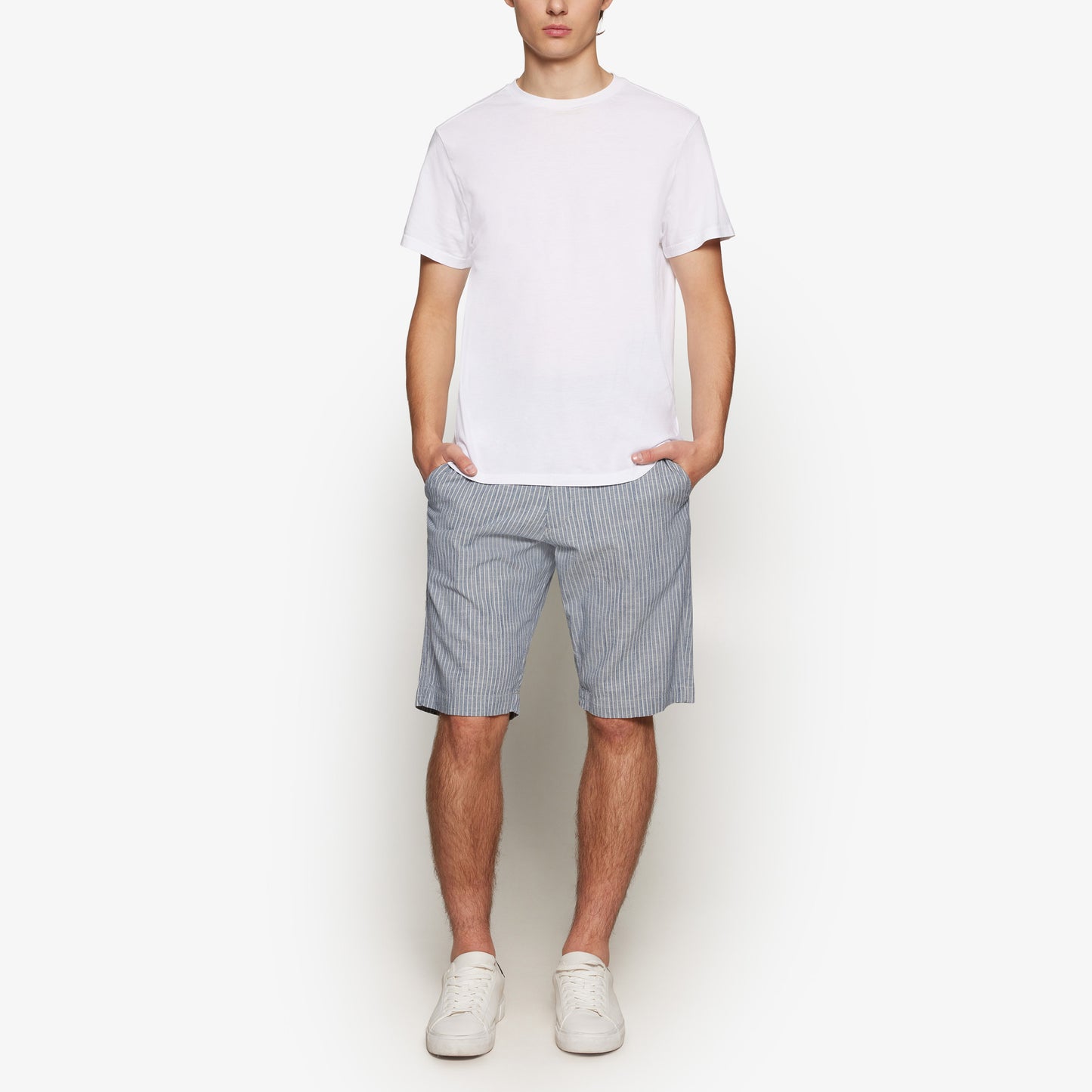 TonySi Stripe Shorts - Creamy