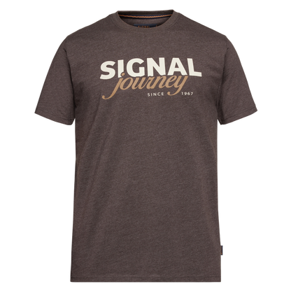 DizzySi Logo Tee + T-shir/Top - Brown Bark melange