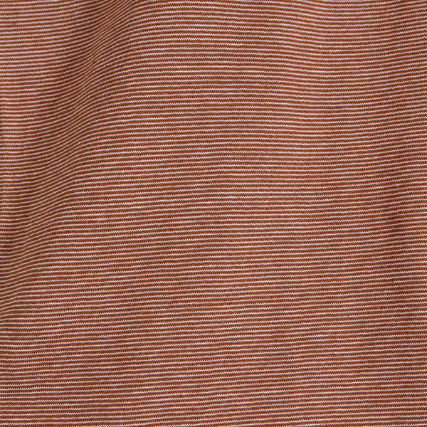 SiYann Printed Mini Stripe - Cinnamon Brown